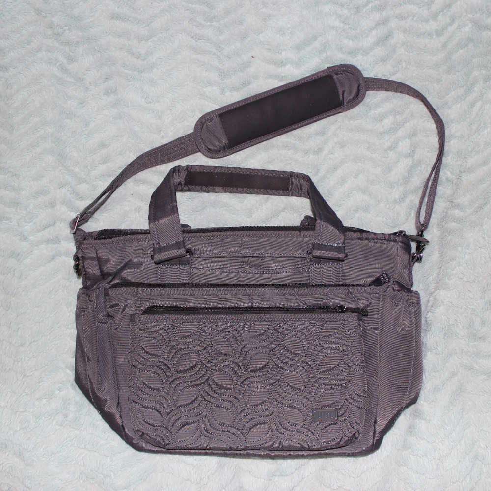 Gray Lug Bag